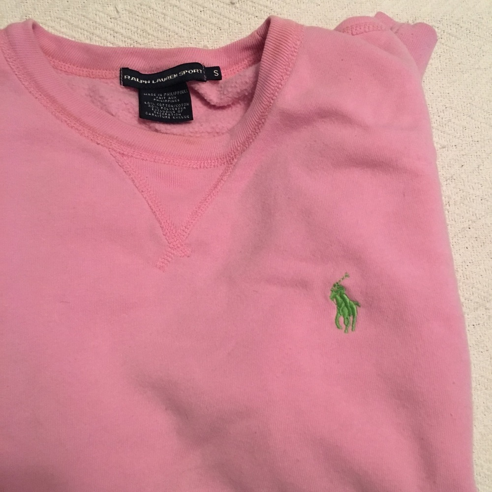 🌻Polo Ralph Lauren Pink Crewneck Sweatshirt